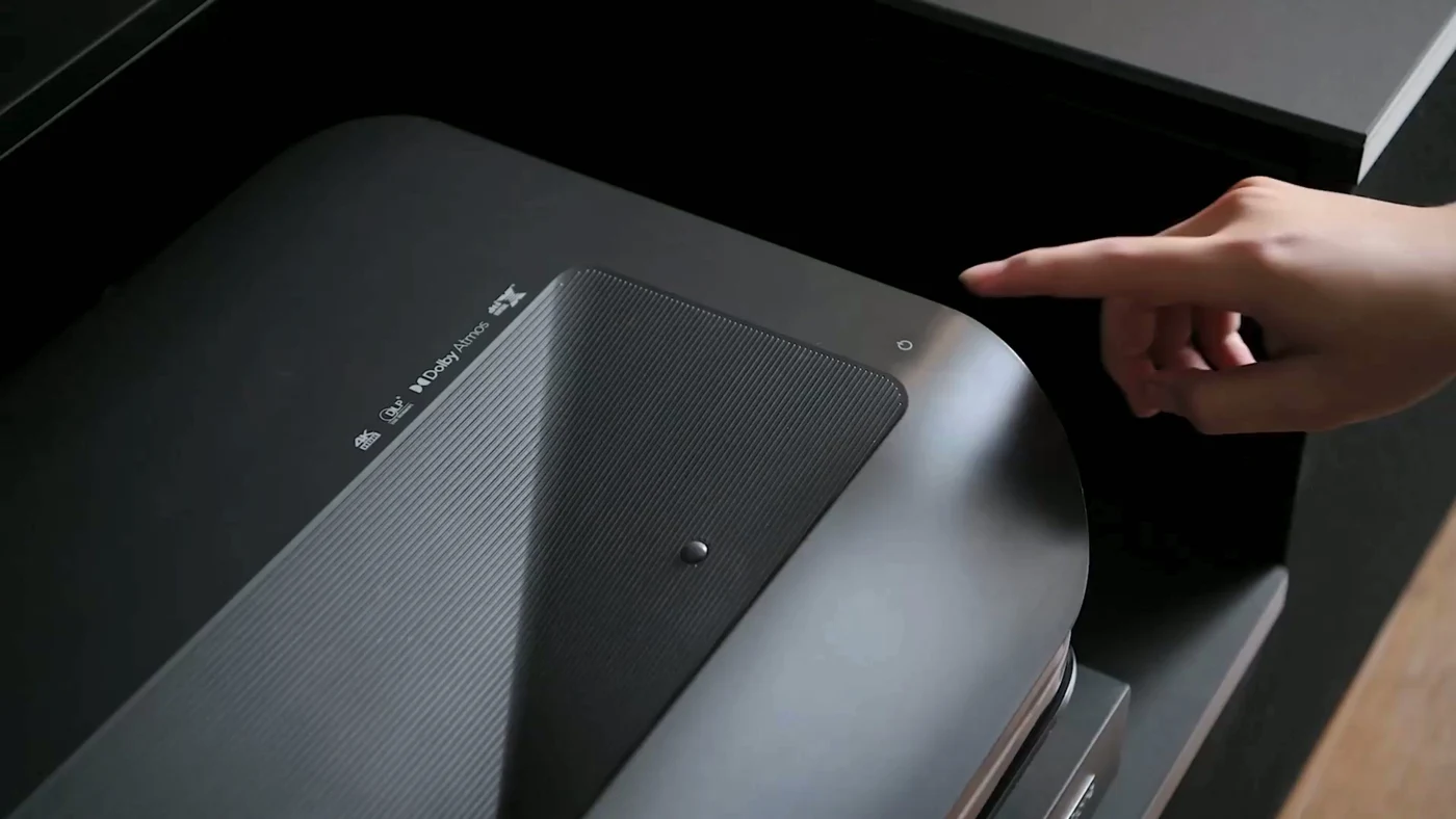 Installation de vidéoprojection dans un intérieur